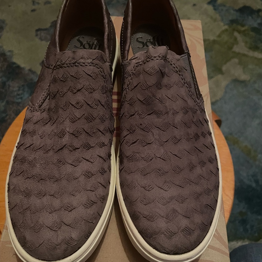 Sofft Womens Somers III Pavement Casual Flats - Size 6.5 - Slip On Sneakers